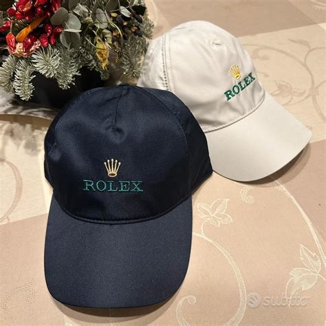 Cappello ROLEX originale bianco cap hat man woman adjustable .